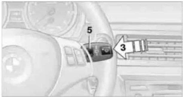 BMW 328i xDrive (2010) - Activating intermittent wipe or rain sensor - 1