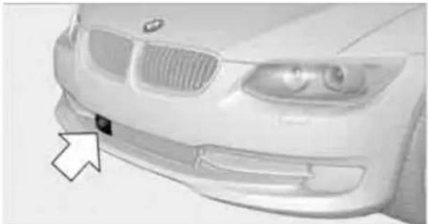 BMW 328i xDrive (2010) - Radar sensor - 1