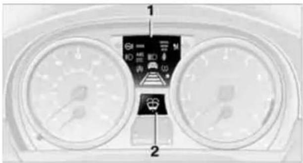 BMW 328i xDrive (2010) - Indicator and warning lamps - 1