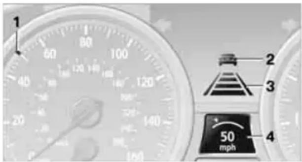 BMW 328i xDrive (2010) - Displays in the instrument cluster - 1