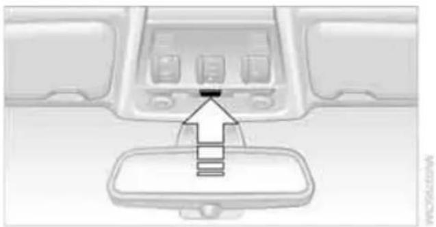 BMW 328i xDrive (2010) - Switching interior lamps on/off manually - 1