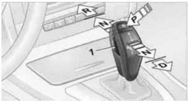 BMW 328i xDrive (2010) - Engaging selector lever positions - 1