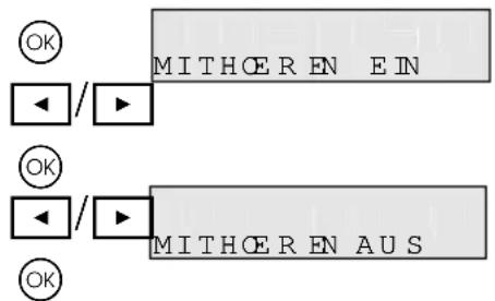 LOEWE Alphatel 5000 da - Mithören - 1