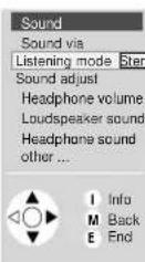 LOEWE Planus 4663 Z - Adjusting the sound - 8