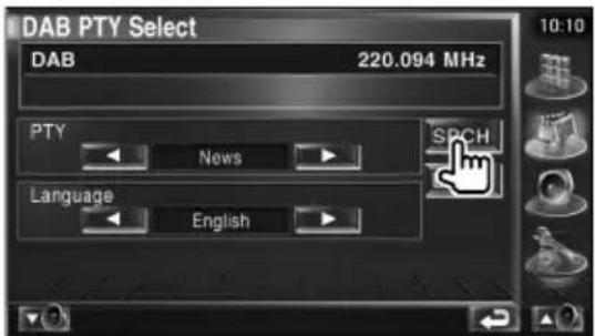 KENWOOD KVT-829DVD - Suche nach der Programmsparte - 3