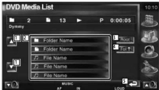 DVD Media List 10:10 2 13 P 0:00:05 Dymmy Folder Name Folder Name File Name File Name File Name MUSIC AF IN LOUD