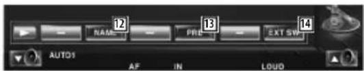 12 NAME 13 PRE EXT SW 14 AUTO1 AF IN LOUD