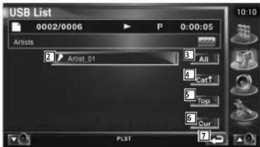 KENWOOD KVT-829DVD - USB-Liste - 3