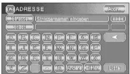ADRESSE Strasse (Strassenhemen eingaben) (****) Stadt A3 B4 C5 D6 E7 F8 G9 H10 I J K L M N O P R Q R S T U V W X Y Z V Z 32 Andere Ziffere Liste
