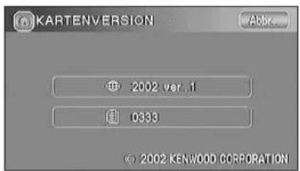 KARTENVERSION Abbr... 2002 ver.1 0333 © 2002 KENWOOD CORPORATION