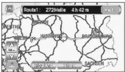 Route1: 272Melle 4 h 42 m Welt HANNEVEG BRANDEBURG RouteAnd Start SACHSEN