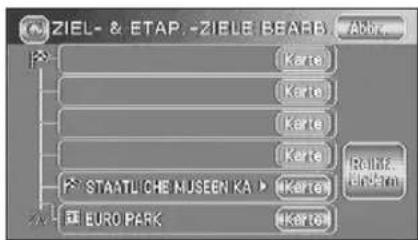 ZIEL- & ETAP: - ZIELE BEABB Abbr. Karte Karte Karte Karte Karte P'STAATLICHE MUSEEN KA Karte EURO PARK Karte Relisi Endern