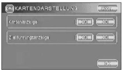 KARTENDARSTELLUNG Kartenanzeige 20 80 Zialkührungsanzeige 20 80 OK