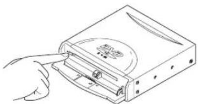 KENWOOD KNA-DV2200 - Herausnehmen einer DVD aus dem Navigationsrechner - 2
