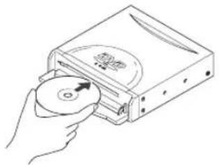 KENWOOD KNA-DV2200 - Einlegen einer DVD in den Navigationsrechner - 2