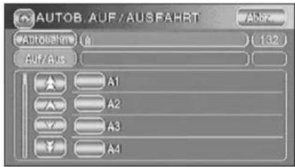 AUTOB/AUF/AUSFAHRT AutoBAHME (A) (132) AUF/AUS A1 A2 A3 A4
