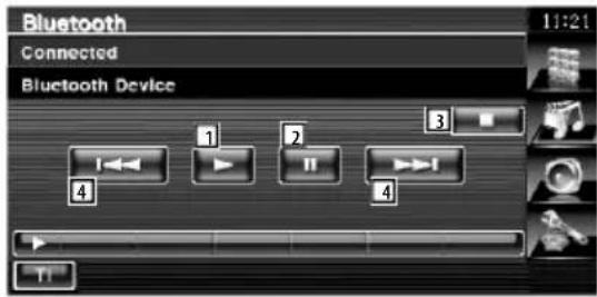 Bluetooth Connected Bluetooth Device 1 2 3 4 II 4 1:21