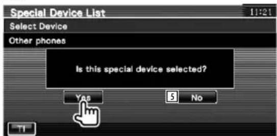 KENWOOD DDX54 - Bestätigen Sie, ob es registriert werden soll - 1