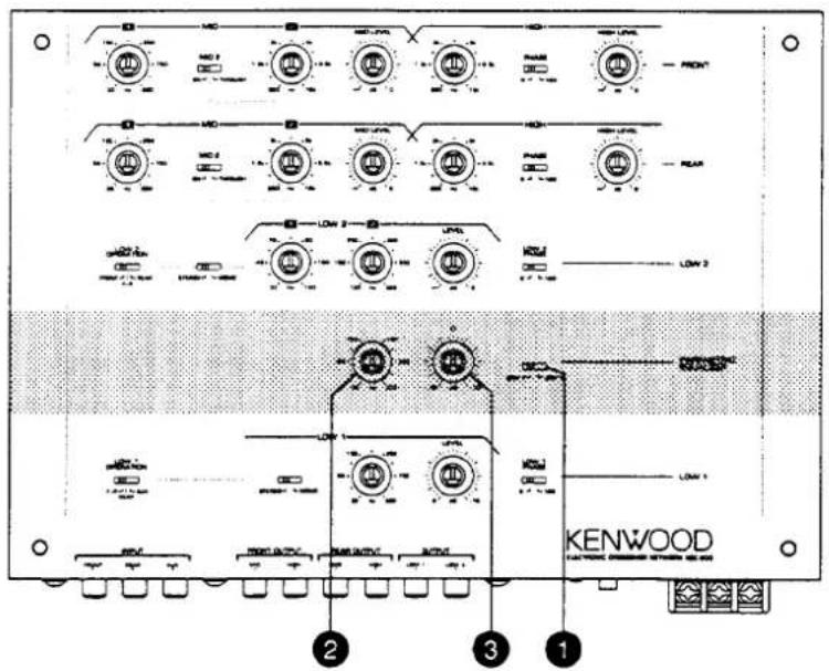 KENWOOD KEC-600 - EINSTELLUNG FÜR DEN PARAMETRISCHEN EQUALIZER - 1