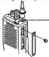 KENWOOD TK-390 - INSTALLING THE CAP OVER THE UNIVERSAL CONNECTOR - 1