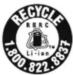 RECYCLE RBRC Li-ion 1.800.822.8837