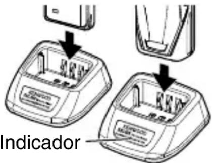 KENWOOD TK-2400 - CARGA DEL PAQUETE DE BATERÍAS - 1
