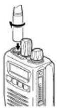 KENWOOD TK-2140 - ANBRINGEN DER ANTENNE - 1
