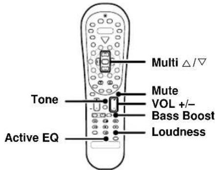 KENWOOD KRF6070D - Einstellen des Klangs - 2