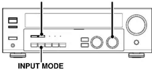 KENWOOD KRF6070D - Eingangsmoduseinstellungen - 1