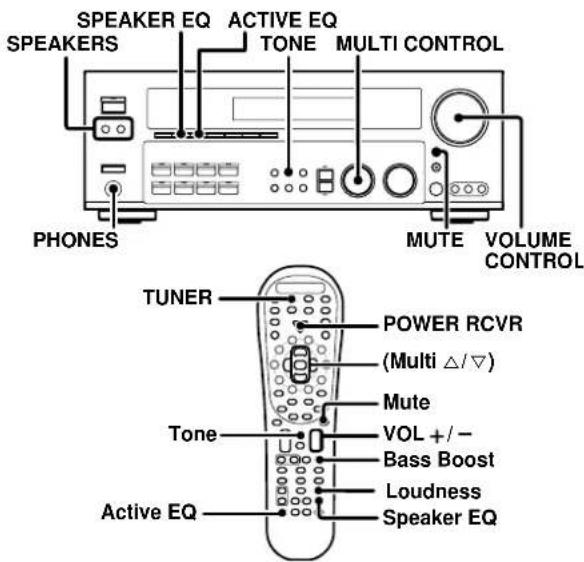 KENWOOD KRF-X9080D - Einstellen des Klangs - 1