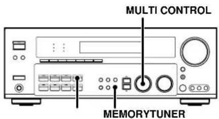 KENWOOD KRF-X9080D - Manuelles Speichern von Radiosendern - 1