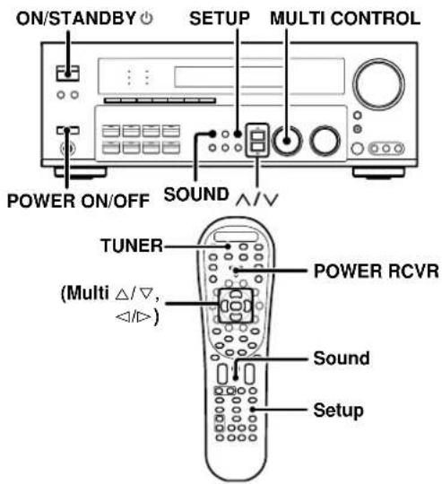 KENWOOD KRF-X9080D - Lautsprechereinstellungen - 1