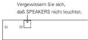 KENWOOD KRF-X9080D - Drücken Sie Speaker A und B, so daß sich die Lautsprecheranzeige ausschaltet. - 1