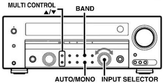 KENWOOD KRF-V8300 - Abstimmen eines Radiosenders - 1