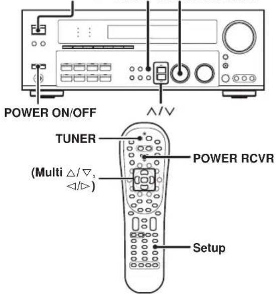 KENWOOD KRF-V8080D - Lautsprechereinstellungen - 1