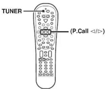 KENWOOD KRF-V8080D - Einstellen gespeicherter Sender der Reihe nach (P.CALL) - 1