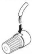 KENWOOD KRF-V8080D - Anschließen der Lantsprecherkabel - 3