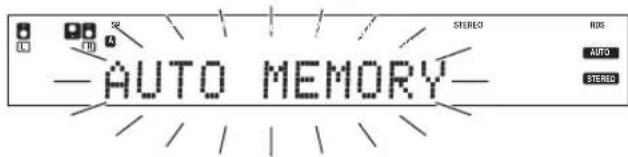 KENWOOD KRF-V8080D - Speichern von RDS-Sendern (RDS AUTO MEMORY) - 2