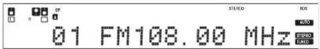 KENWOOD KRF-V8080D - ③Frequenzanzeige : - 1