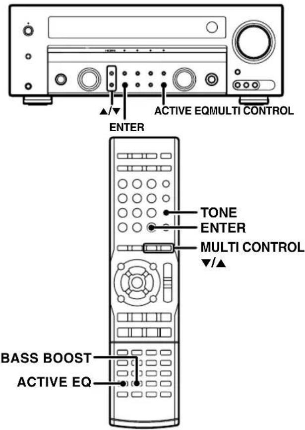 KENWOOD KRF-V7300 - Einstellung des Klangs - 1