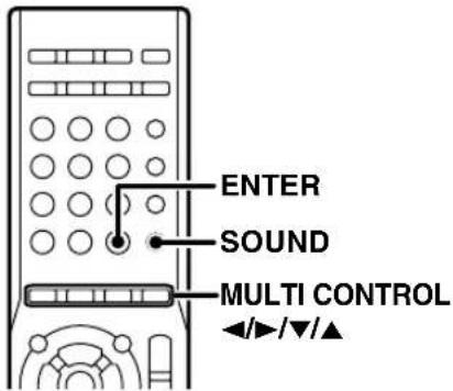 KENWOOD KRF-V7300 - Einstellungen entsprechend der Wiedergabequelle - 1