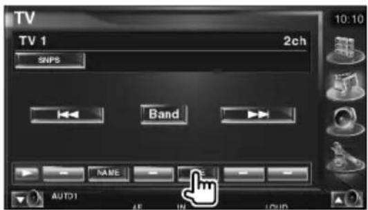TV TV 1 2ch SNPS Band NAME AUTO1 AF IN LVID