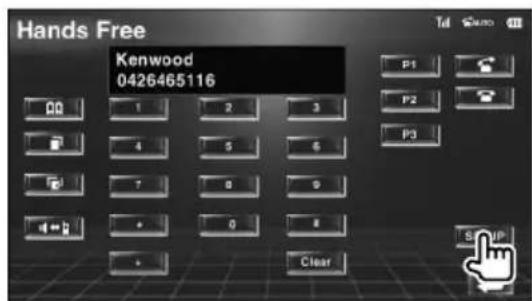 Hands Free Kenwood 0426465116 P1 P2 P3 Clear S:UP