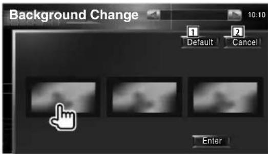 Background Change 1 Default 2 Cancel Enter