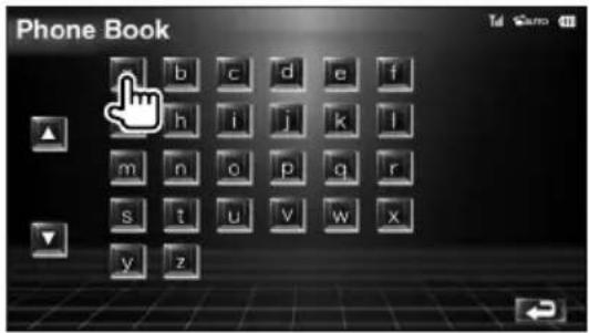 Phone Book b c d e f h i j k l m n o p q r s t u v w x y z