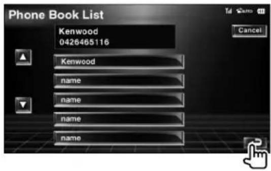Phone Book List Kenwood 0426465116 Kenwood name name name name