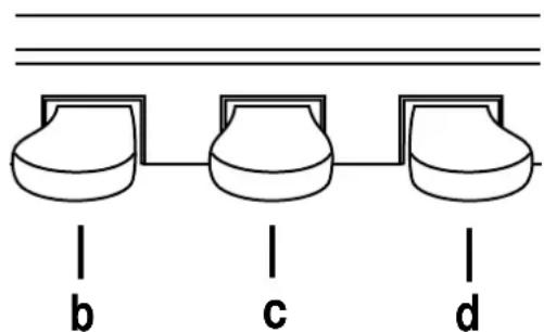 KAWAI CP95 - Dämpferpedal (d) - 1