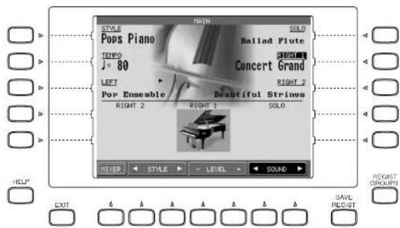 KAWAI CP155 - Bedienungstasten - 1