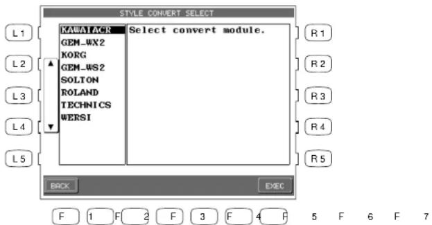 KAWAI CP155 - So funktioniert das Style Convert Programm: - 2