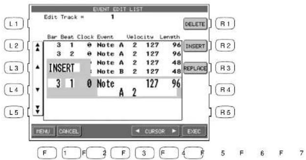 KAWAI CP155 - So arbeiten Sie mit Event Edit: - 2